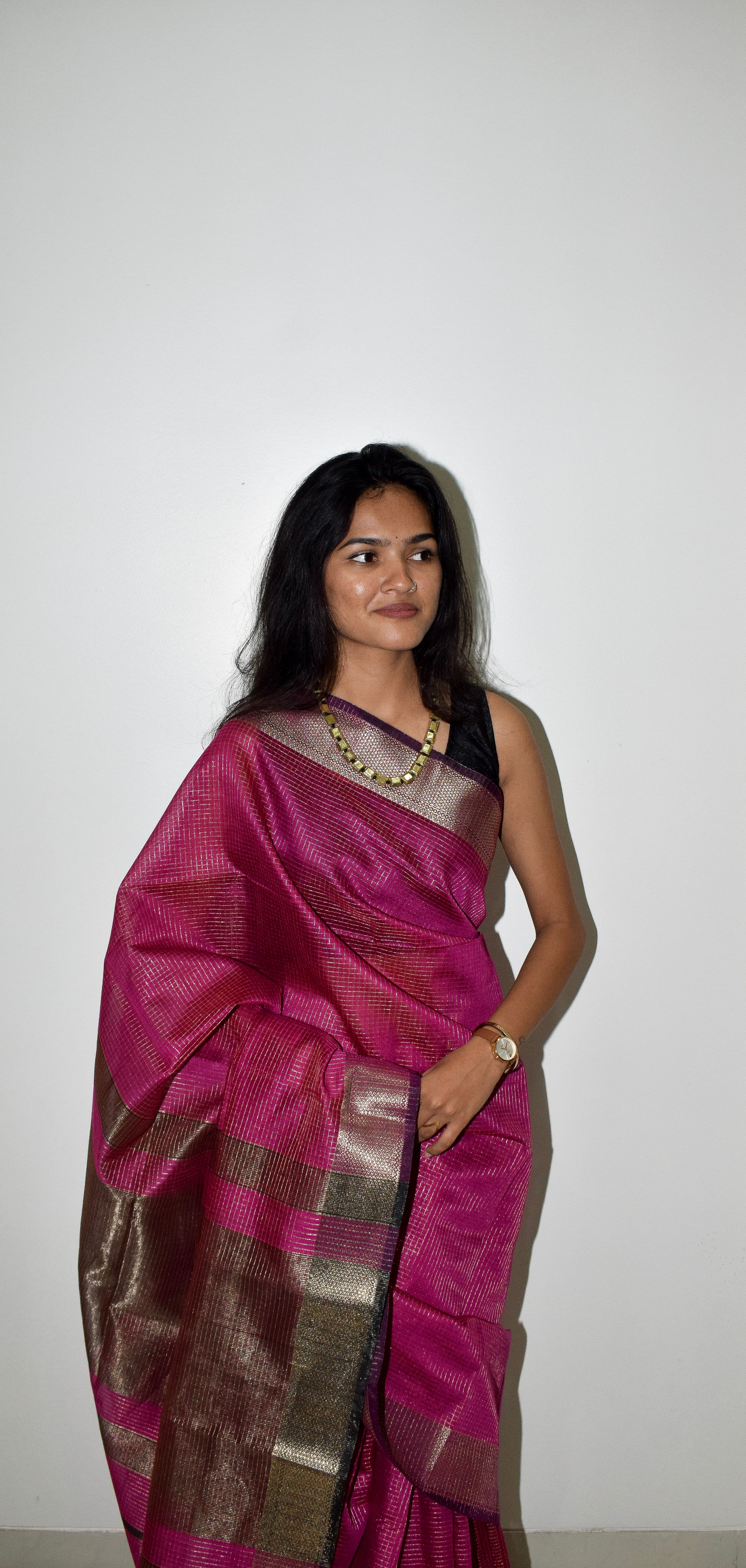 Bellissima Boutique Pune - Cotton Silk Maheshwari Saree thumbnail 3
