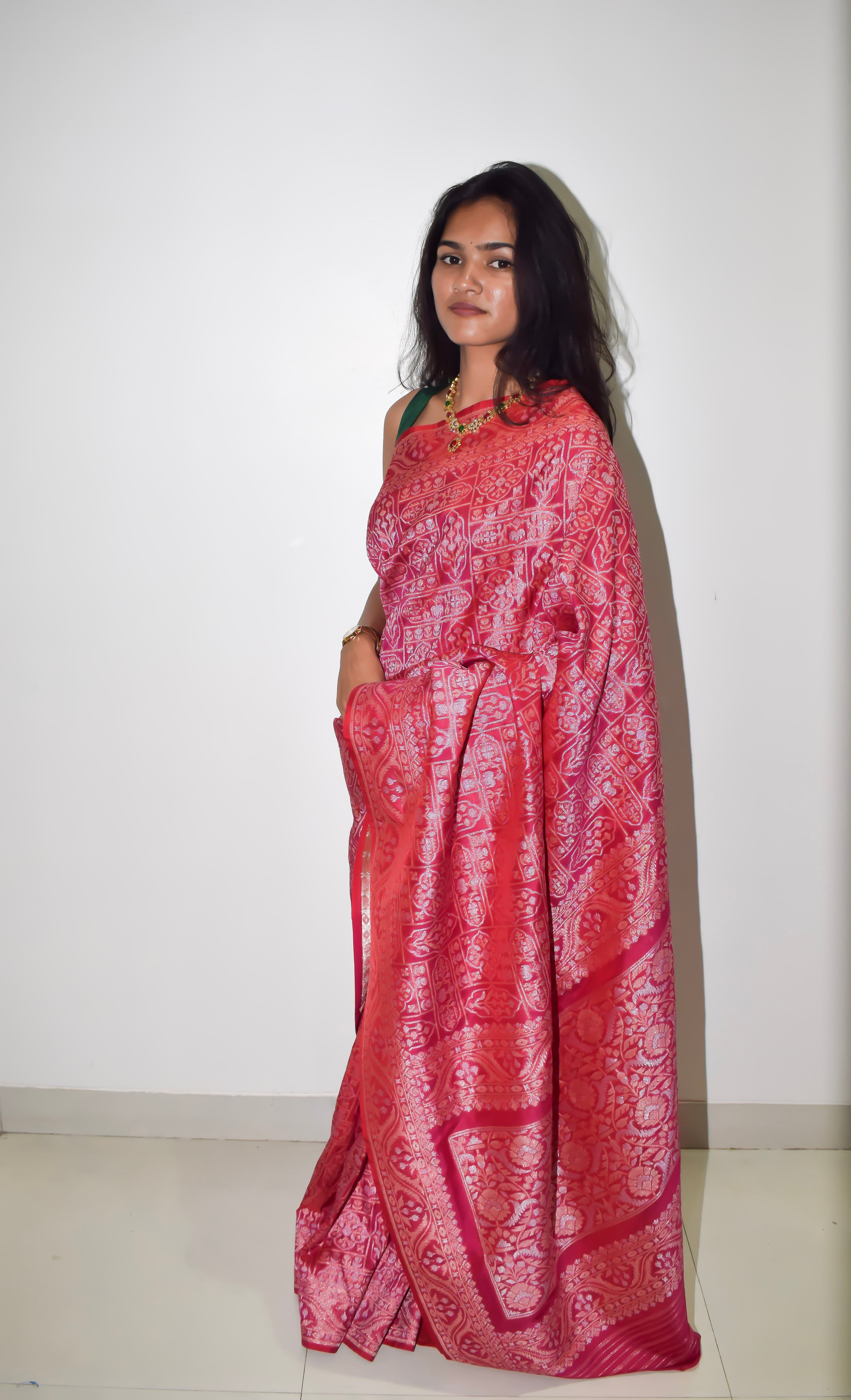 Bellissima Boutique Pune - Pure Jamdani Silk Saree thumbnail 4