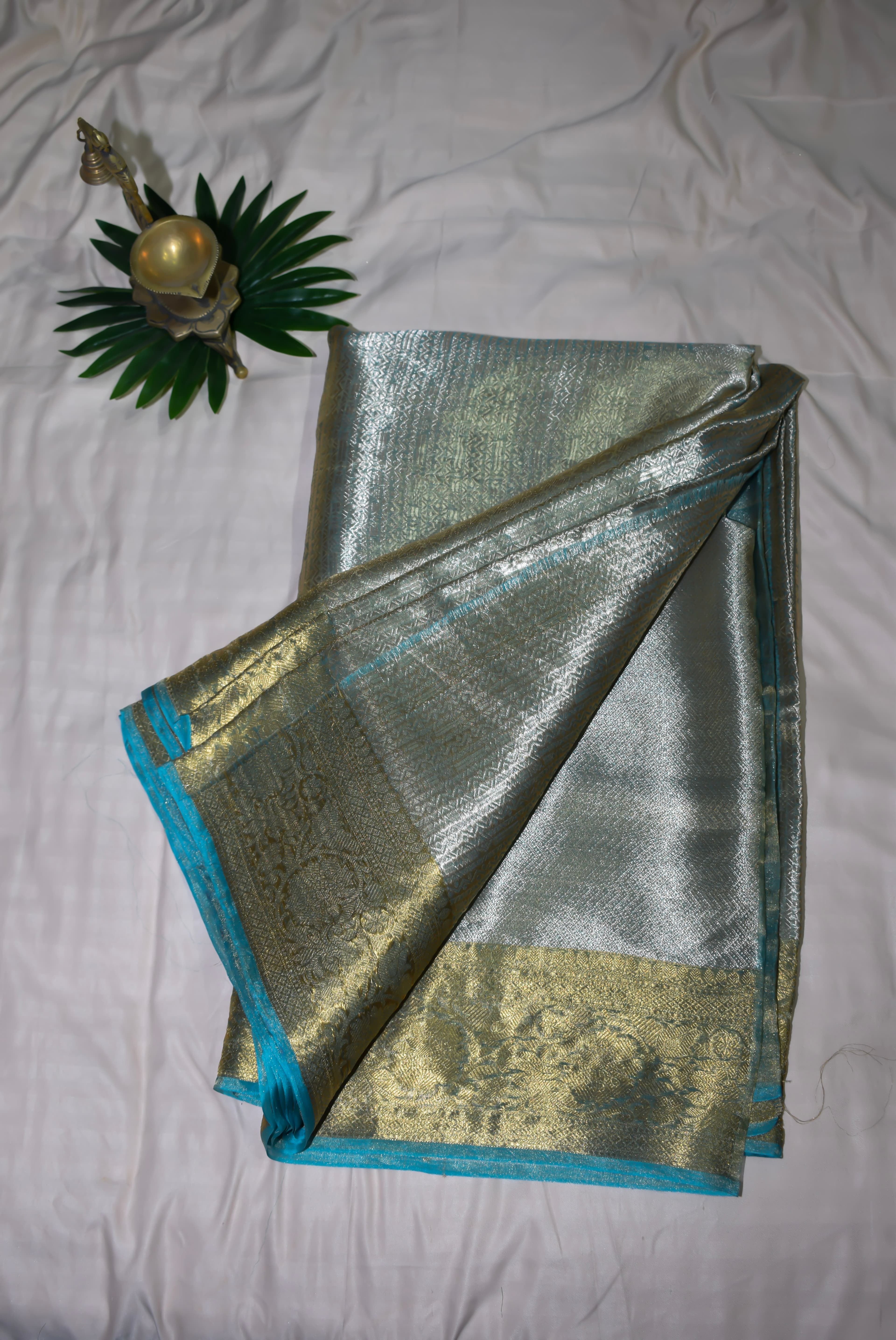 Bellissima Boutique Pune - Pure Silk Banarasi Kora Saree thumbnail 2
