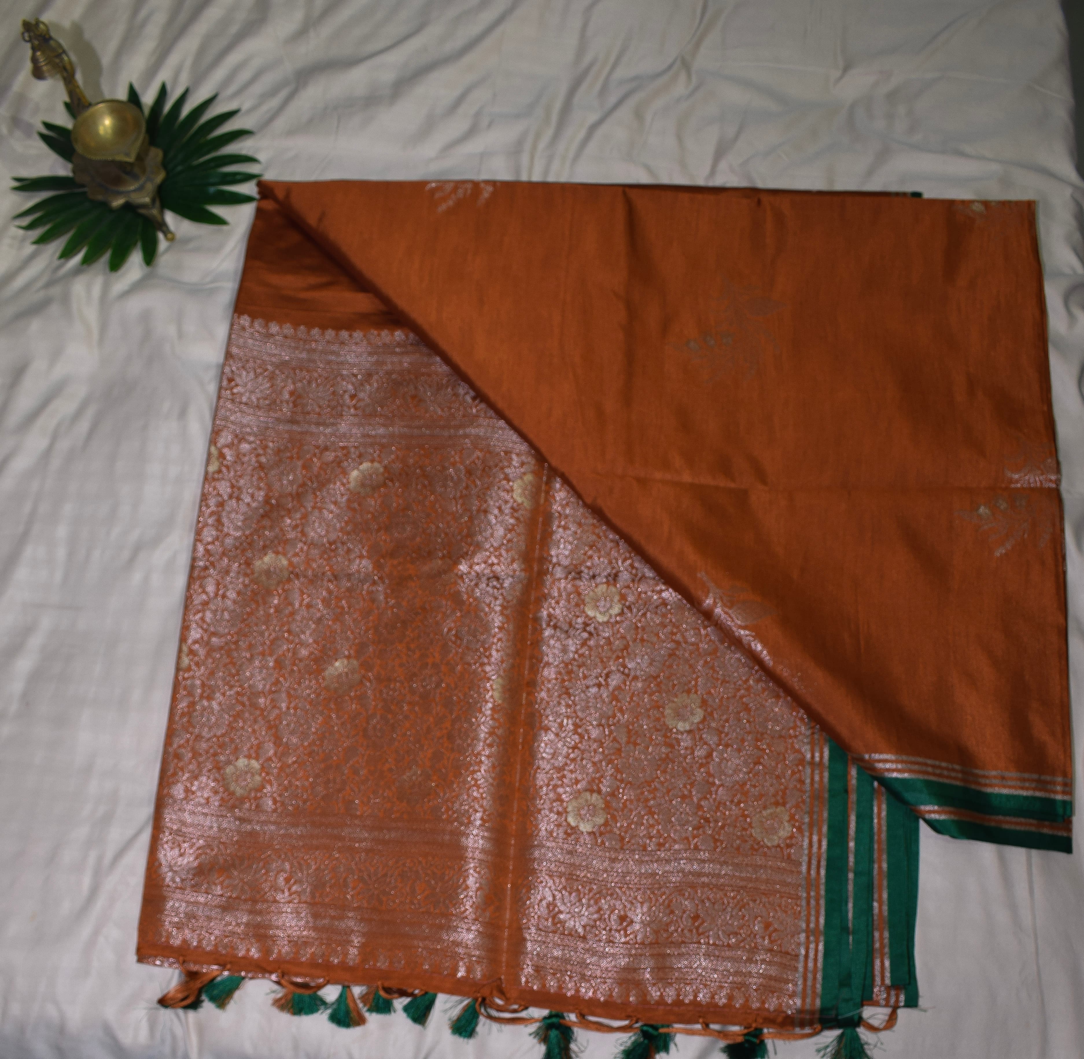 Bellissima Boutique Pune - Tasar Saree with Banarasi Pallu