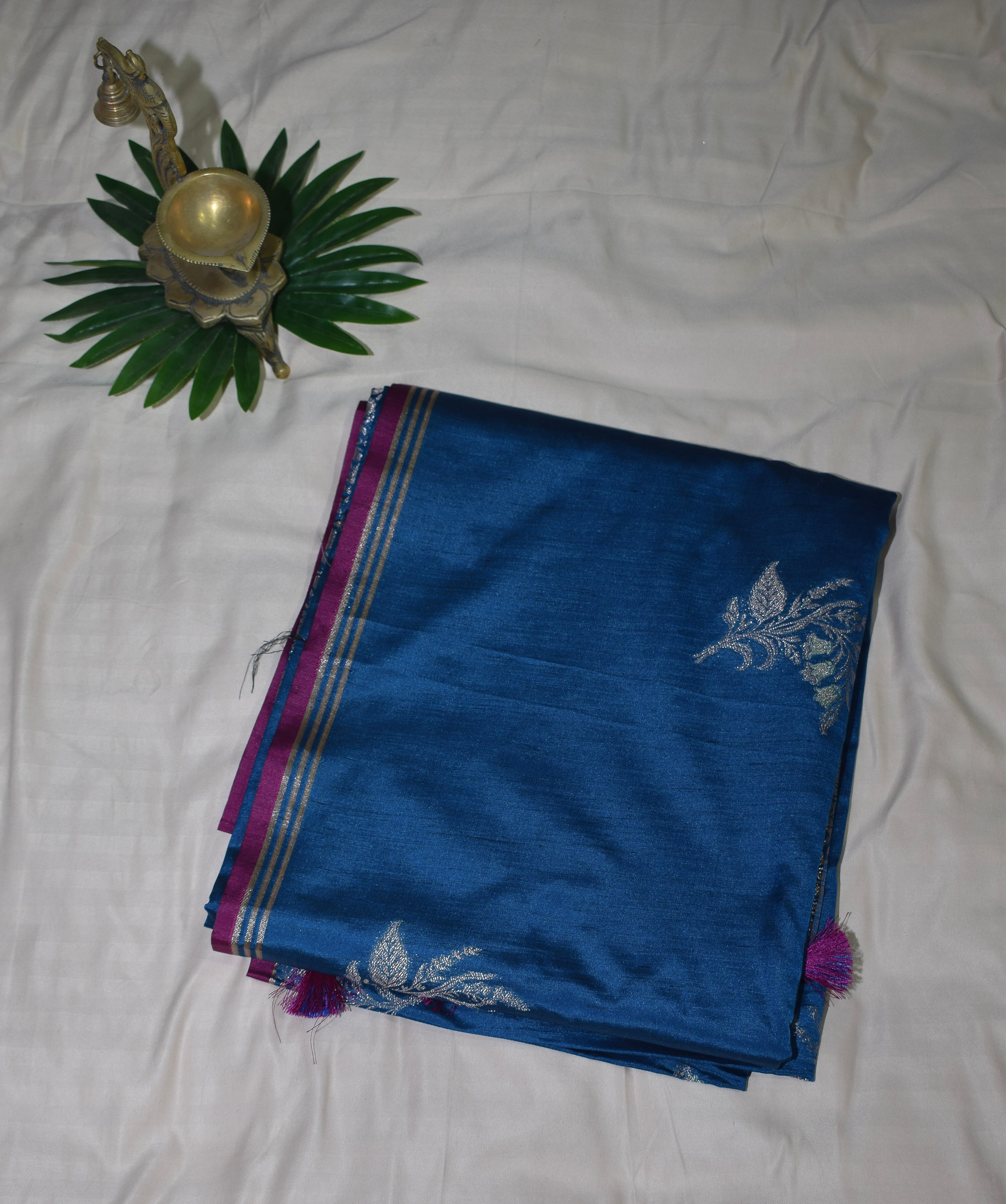 Bellissima Boutique Pune - Tasar Saree with Banarasi Pallu thumbnail 2